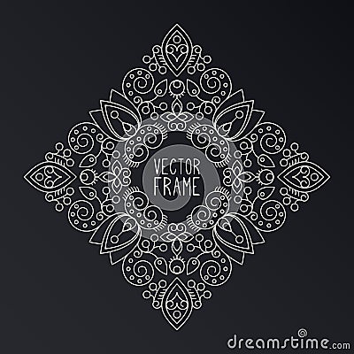 Vector indian Mandala Vector Illustration