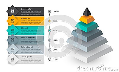 Vector infographic template Vector Illustration