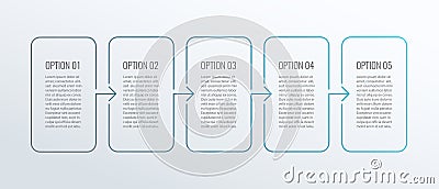 Vector infographic template Vector Illustration
