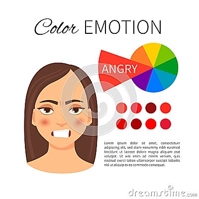 Color emotion Vector Illustration