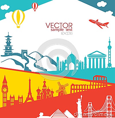Vector Infographics Travel Vector Illustration