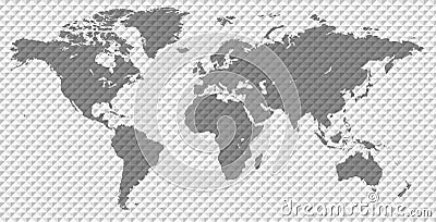 Vector Intertwined, paper stripes bound pattern similar background. Monochrome Worldmap Blank template wonderful Beautiful World Vector Illustration