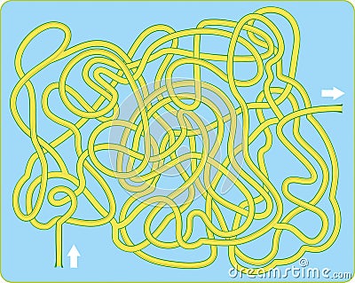 Vector labyrinth Vector Illustration