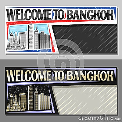 Vector layouts for Bangkok Vector Illustration