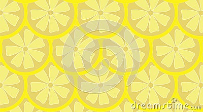 Vector Lemon pattern Vector Illustration