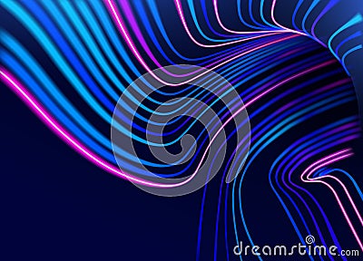 Vector line pattern. Abstract swirl lines background Stock Photo