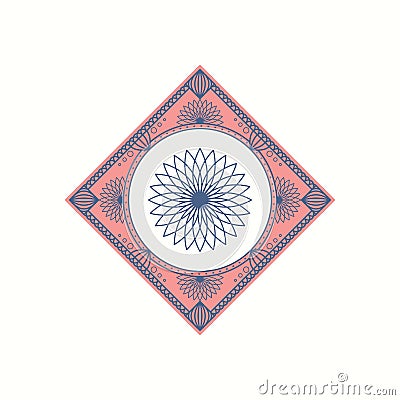 Vector lineart ornament Vector Illustration