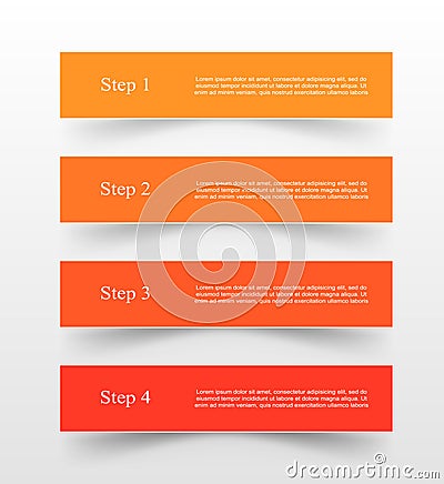 Vector lines arrows infographic. Vector Illustration