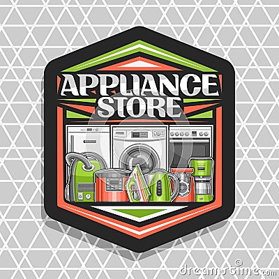 Vector logo for Appliance Store Vector Illustration