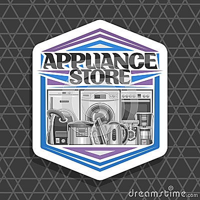 Vector logo for Appliance Store Vector Illustration