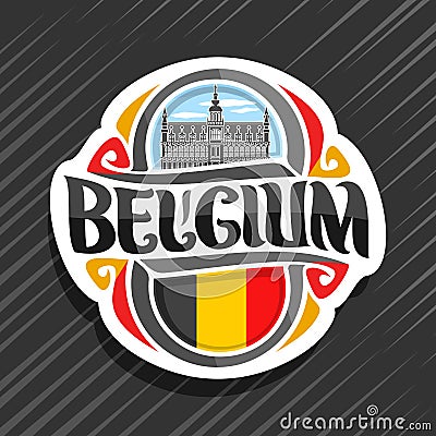 Vector logo for Belgium Vector Illustration