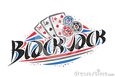 Vector logo for Blackjack Vector Illustration