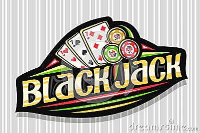 Vector logo for Blackjack Vector Illustration