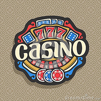 Vector logo for Casino Vector Illustration