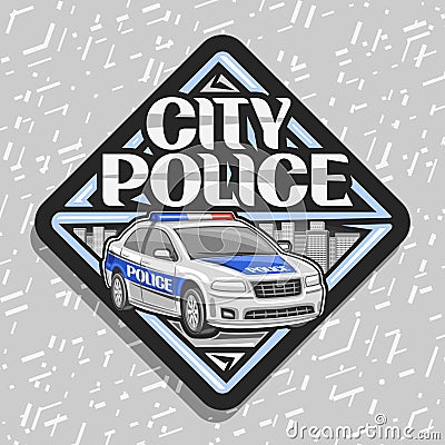 Vector logo for City Police Vector Illustration