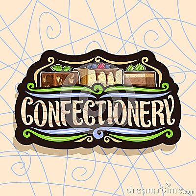 Vector logo for Confectionery Vector Illustration