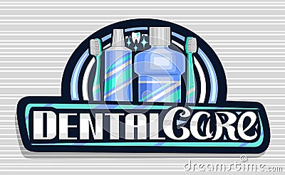 Vector logo for Dental Care Vector Illustration