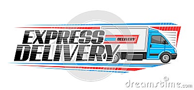 Vector logo for Express Delivery Vector Illustration