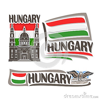 Vector logo for Hungary Vector Illustration