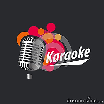 Vector logo karaoke Vector Illustration