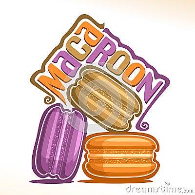 Vector logo for Macaroon Vector Illustration