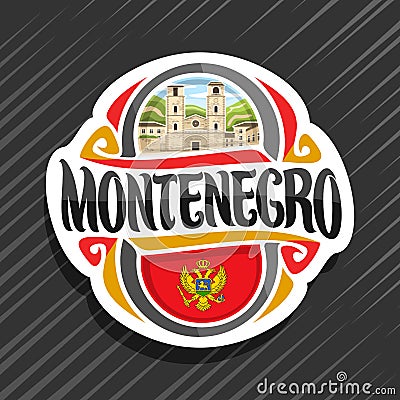 Vector logo for Montenegro Vector Illustration