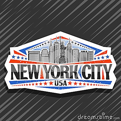 Vector logo for New York City Vector Illustration