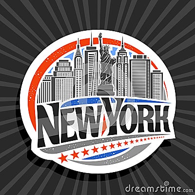 Vector logo for New York City Vector Illustration