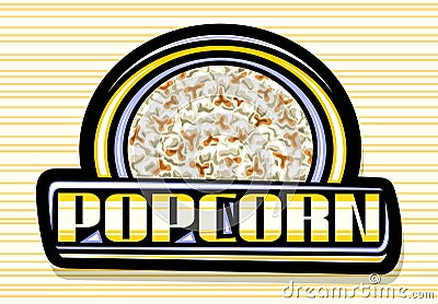 Vector logo for Popcorn Vector Illustration