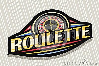 Vector logo for Roulette Vector Illustration
