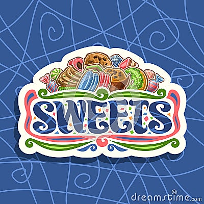 Vector logo for Sweets Vector Illustration