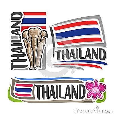 Vector logo Thailand Vector Illustration