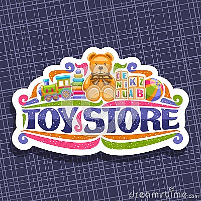 Vector logo for Toy Store Vector Illustration