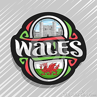 Vector logo for Wales Vector Illustration