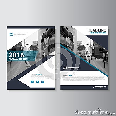 Vector Magazine annual report Leaflet Brochure Flyer template design, book cover layout design Vector Illustration