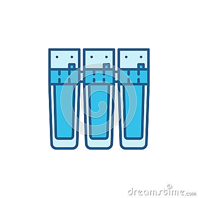 Vector Main Line Water Filtration System colored icon Vector Illustration