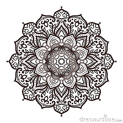 Vector mandala ornament Vector Illustration