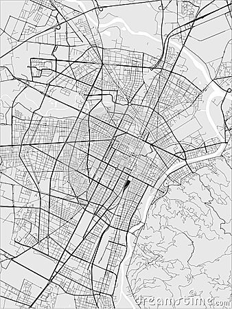 Map of the city of Torino, Turin, Italy Stock Photo