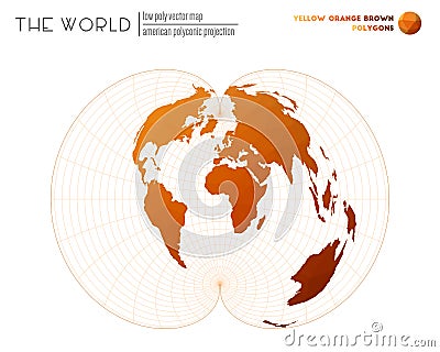 Vector map of the world. Vector Illustration