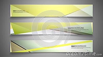 Vector material design banner background. Abstract creative concept of business modern graphic layout template Vector Illustration