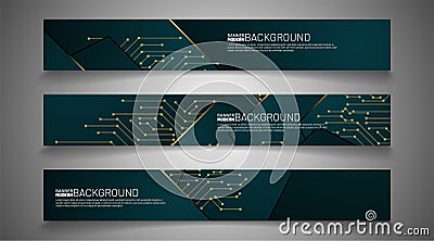 Vector material design banner background. Abstract creative concept of business modern graphic layout template Vector Illustration