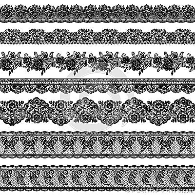 The vector material which is seamless by a beautiful lacework, Vector Illustration