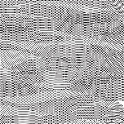 Vector Mathematical Curve Structure Wavy Background Vector Illustration