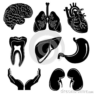 Vector medical icons Stock Photo