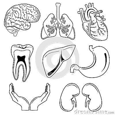 Vector medical icons Stock Photo