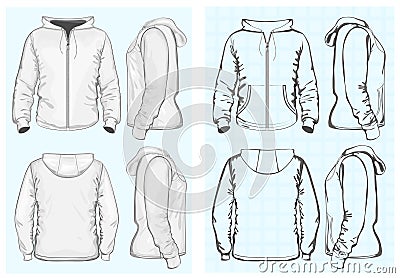 Download Men's Hooded Sweatshirt With Zipper Royalty Free Stock Photos - Image: 29749588