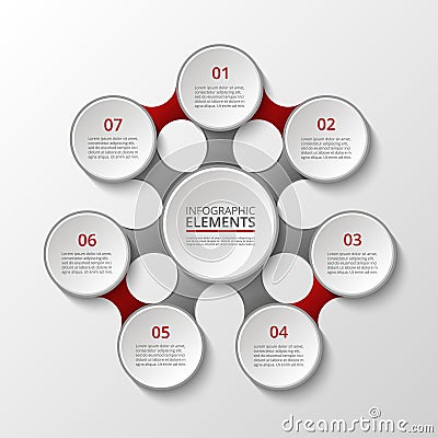 Vector metaball template Vector Illustration