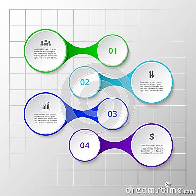 Vector metaball template Vector Illustration