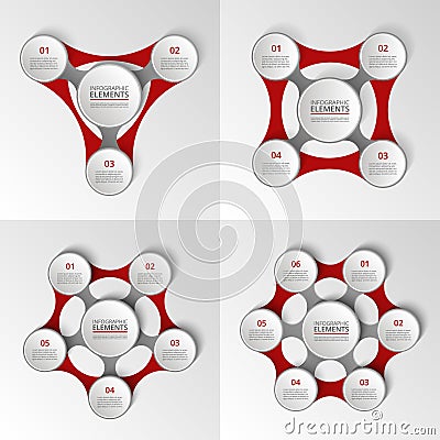 Vector metaball template Vector Illustration