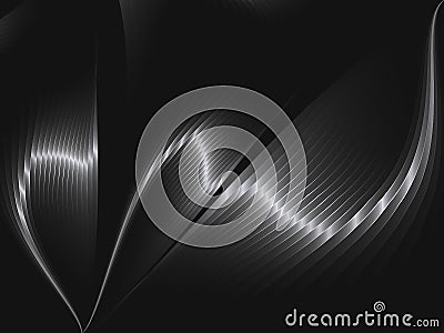 Vector metal waves Vector Illustration